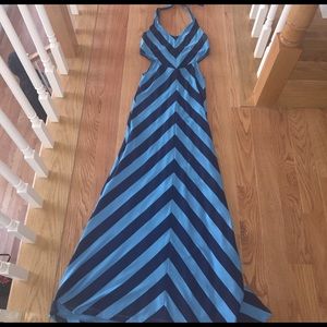 Maxi dress with cut outs